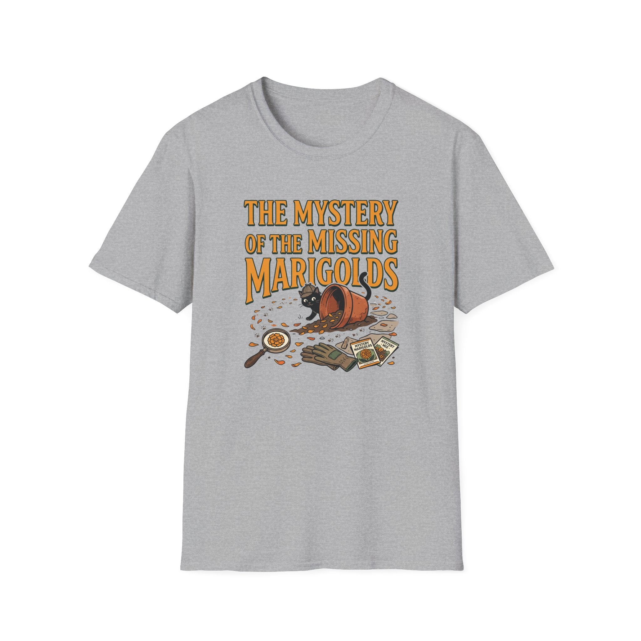 Mystery of the Missing Marigolds T-Shirt