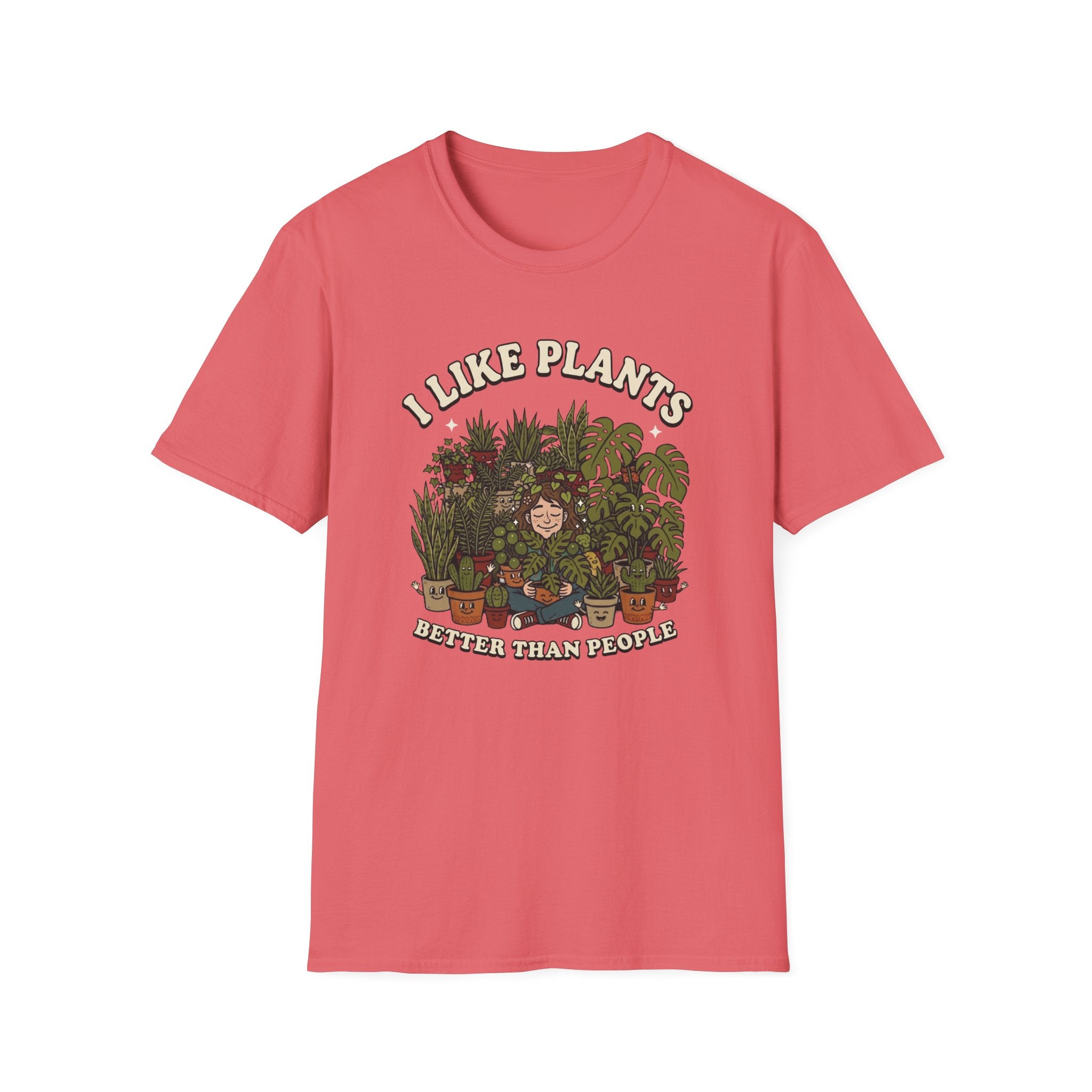 I Like Plants Better Than People T-Shirt