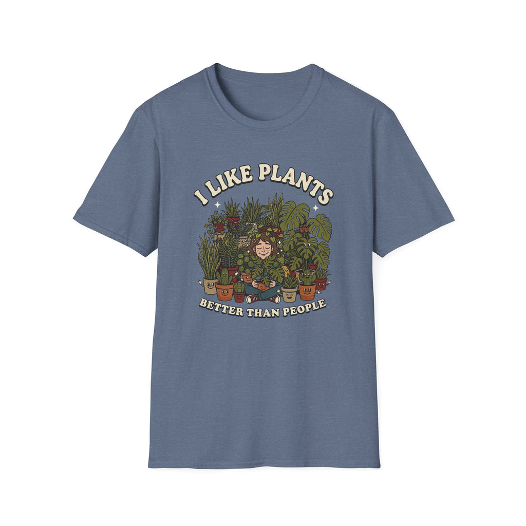 I Like Plants Better Than People T-Shirt