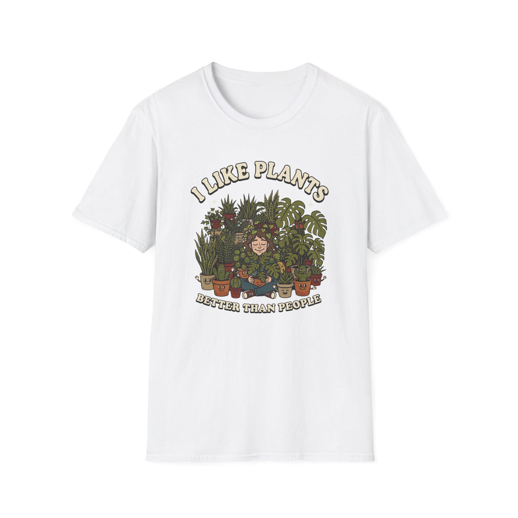 I Like Plants Better Than People T-Shirt