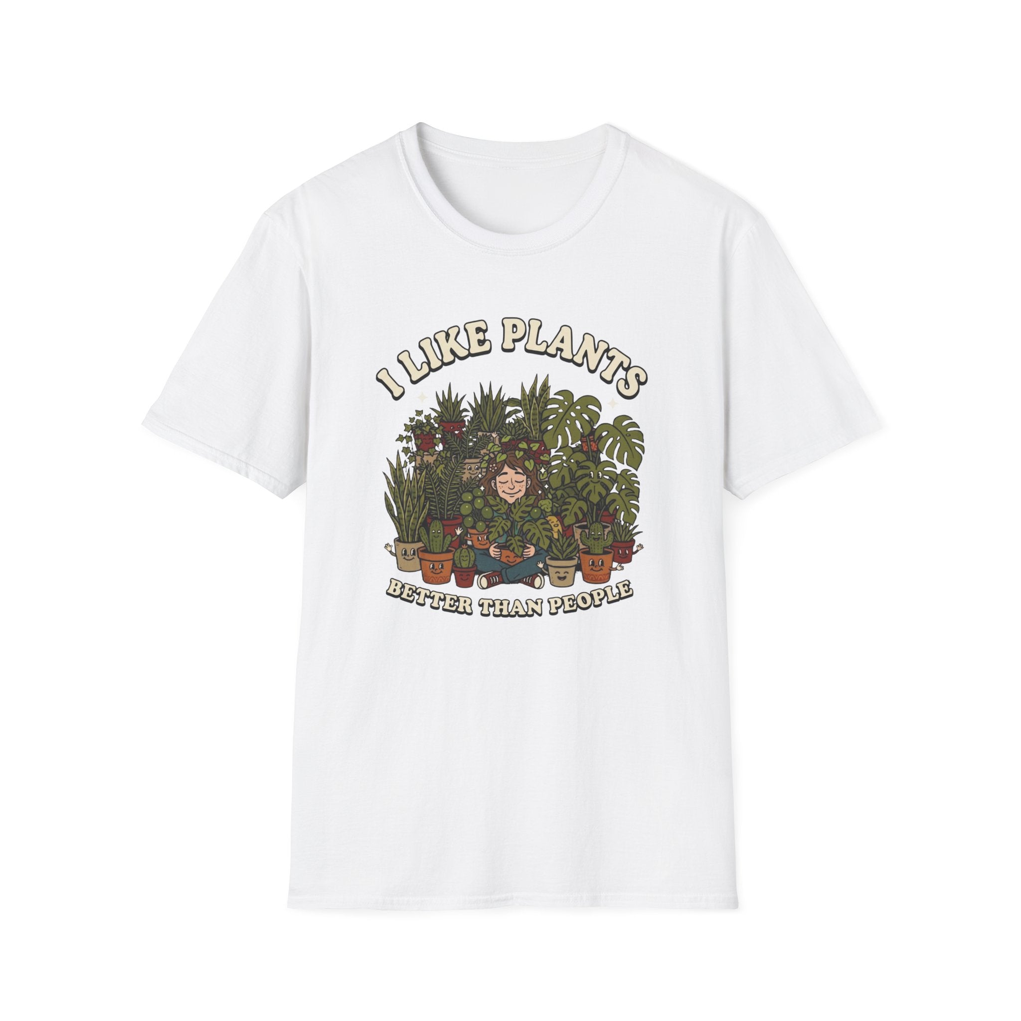 I Like Plants Better Than People T-Shirt