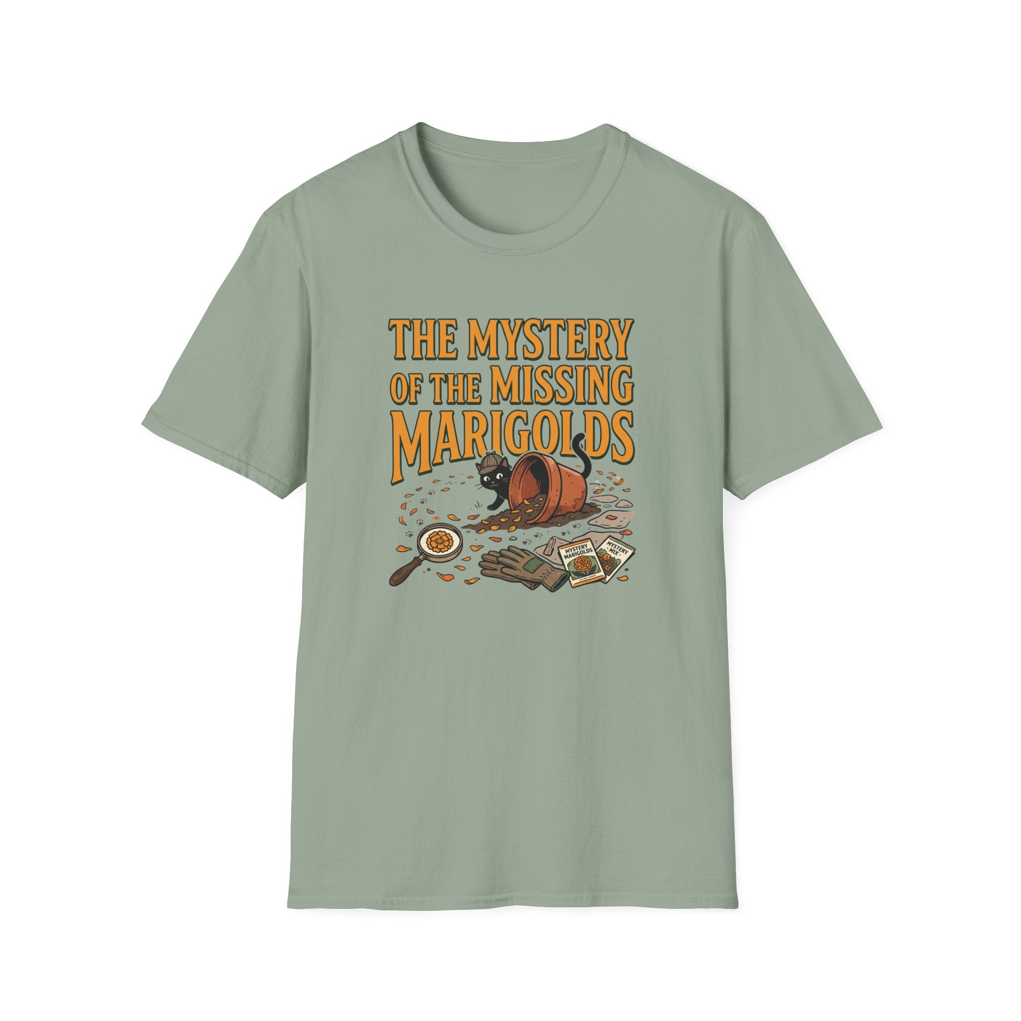 Mystery of the Missing Marigolds T-Shirt