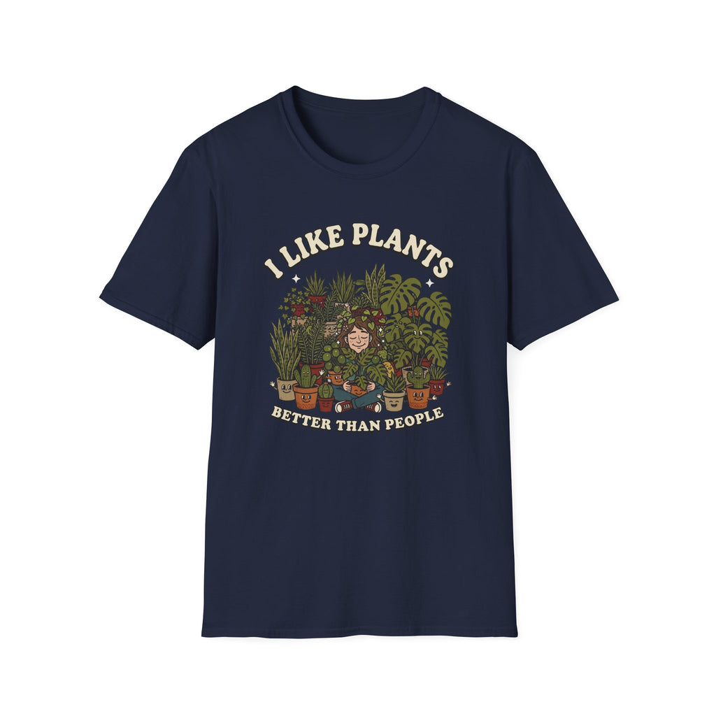 I Like Plants Better Than People T-Shirt