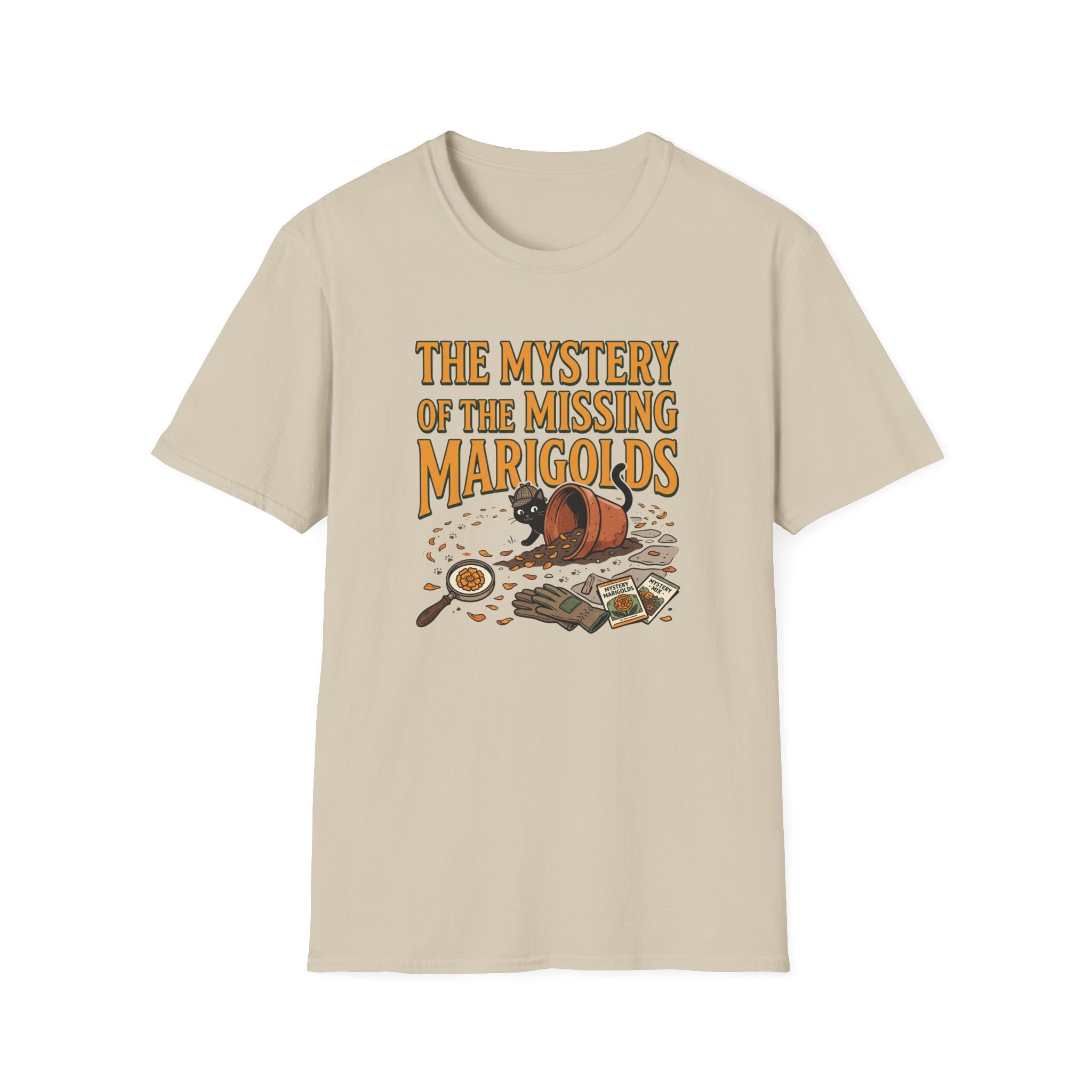 Mystery of the Missing Marigolds T-Shirt