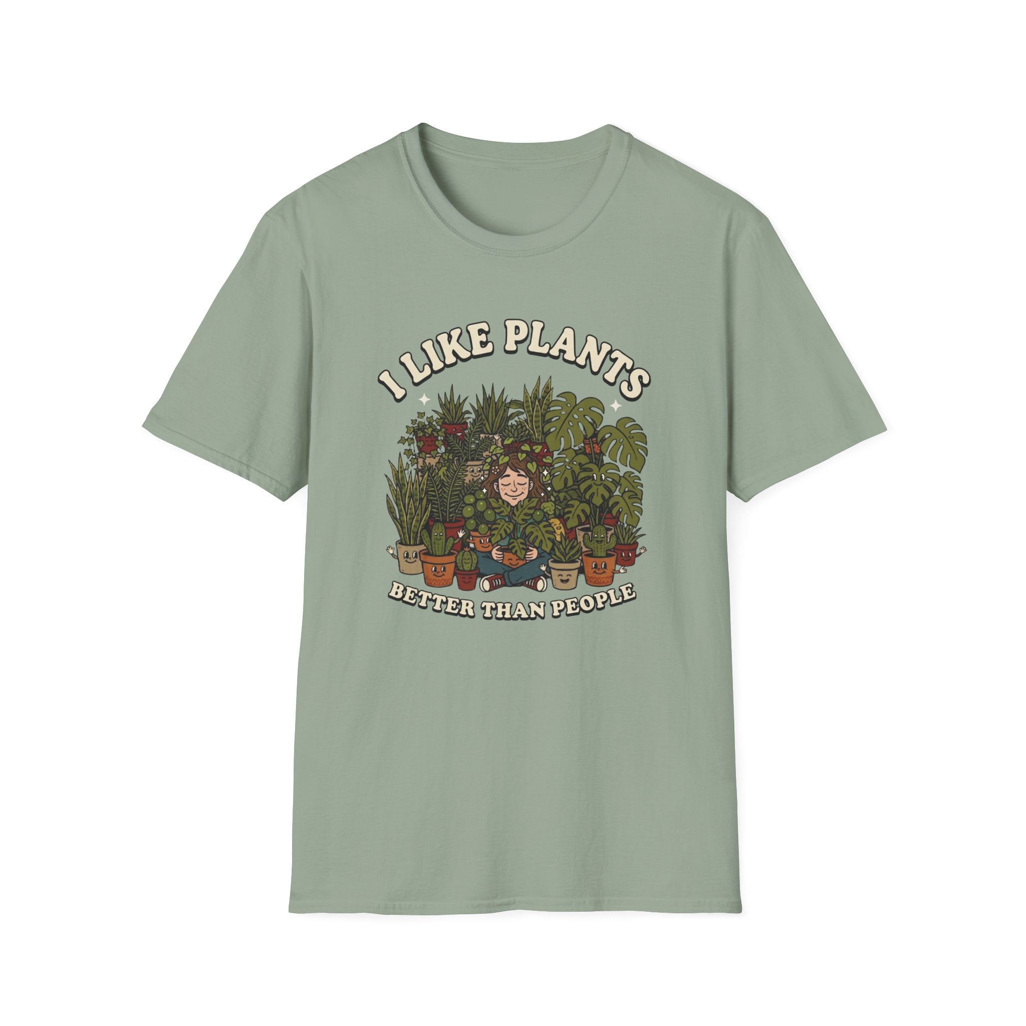 I Like Plants Better Than People T-Shirt