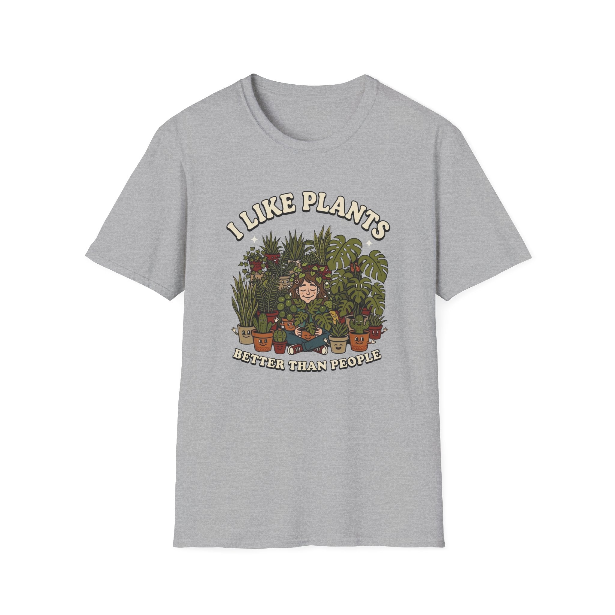 I Like Plants Better Than People T-Shirt