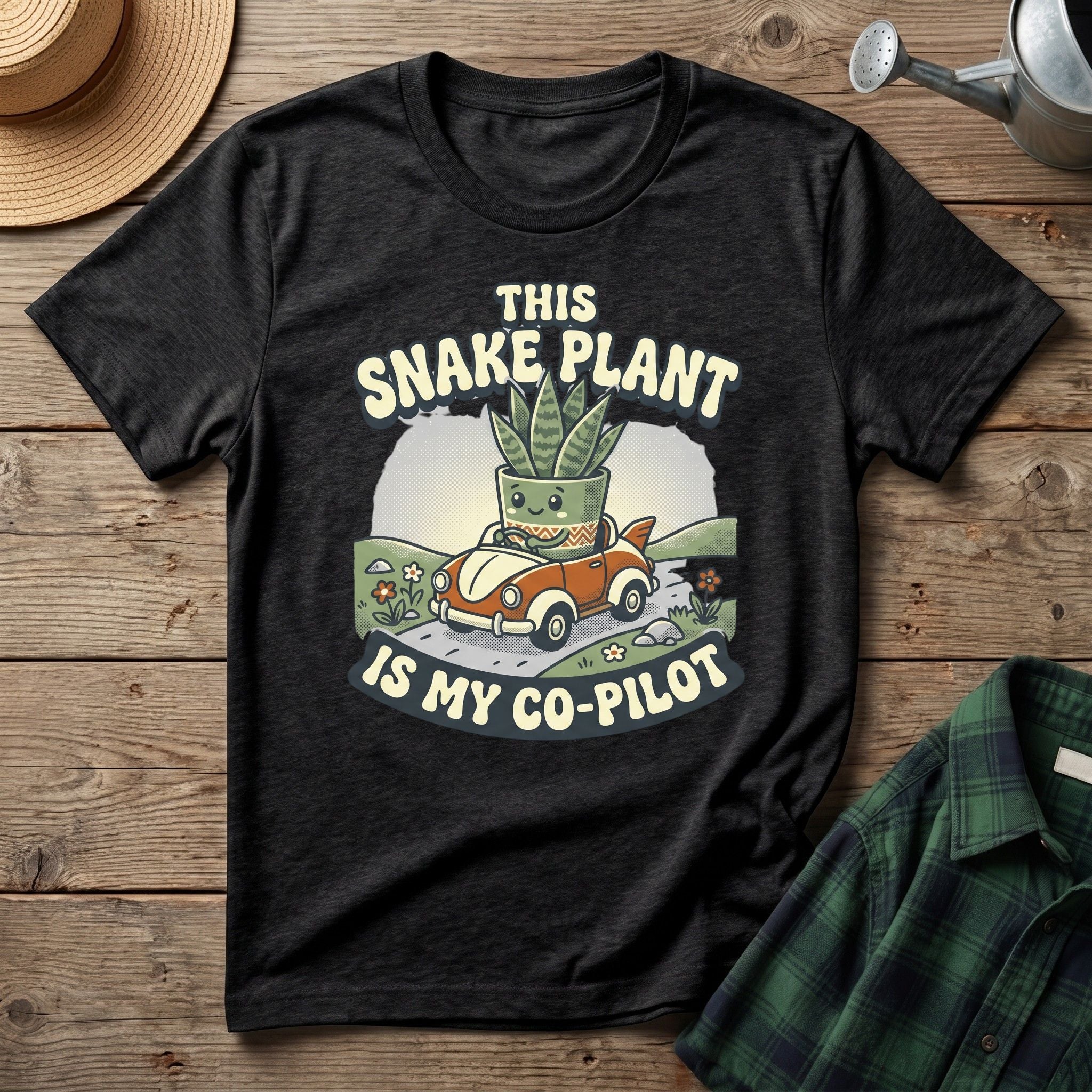 This Snake Plant Is My Co-Pilot T-Shirt