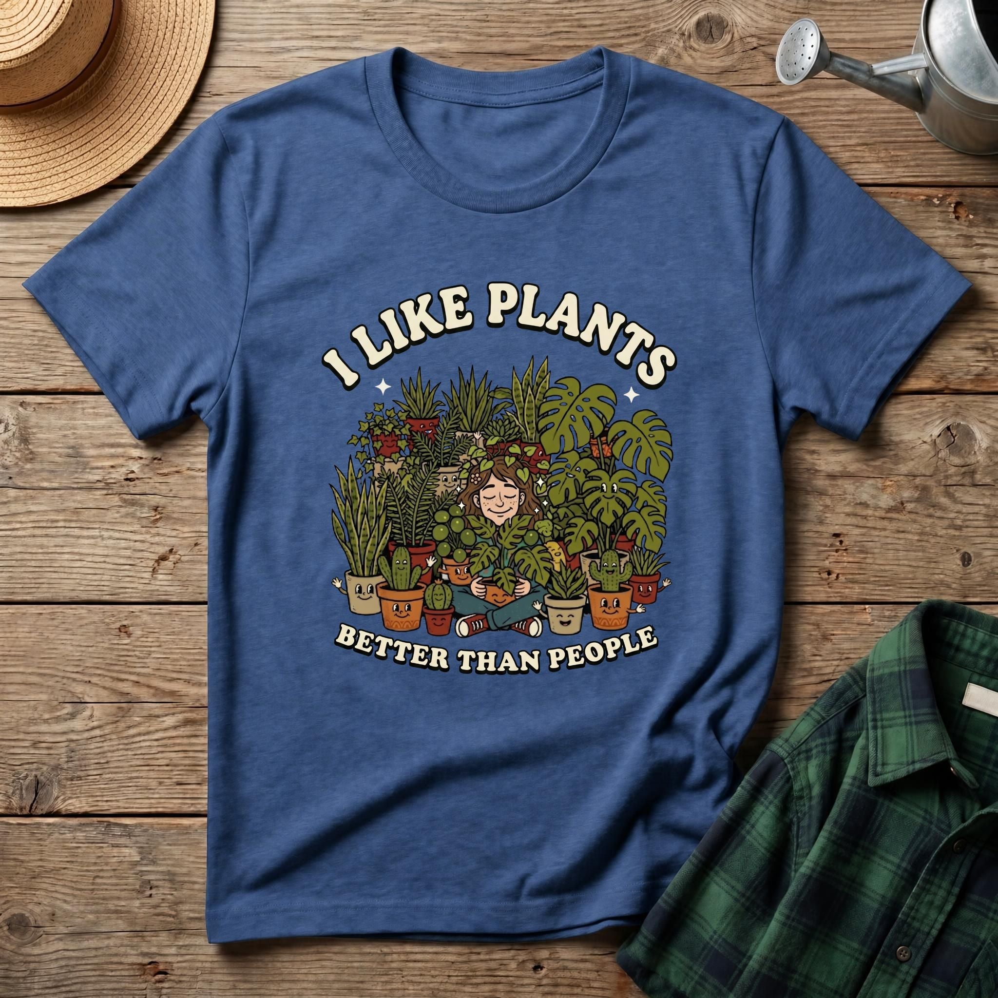 I Like Plants Better Than People T-Shirt