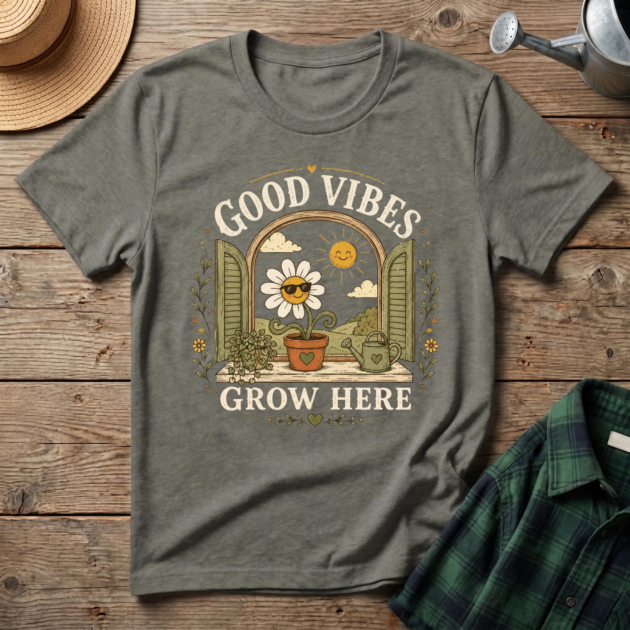 Good Vibes Grow Here T-Shirt