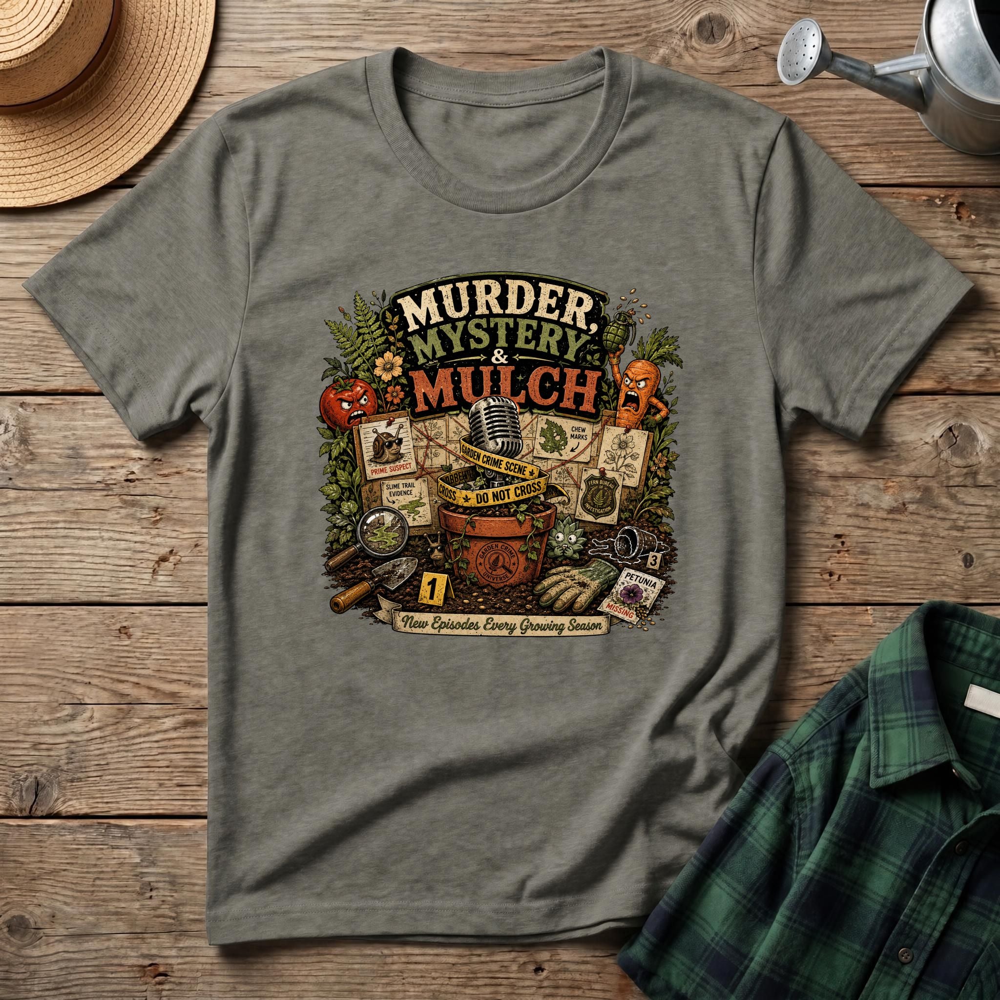 Murder, Mystery & Mulch T-Shirt
