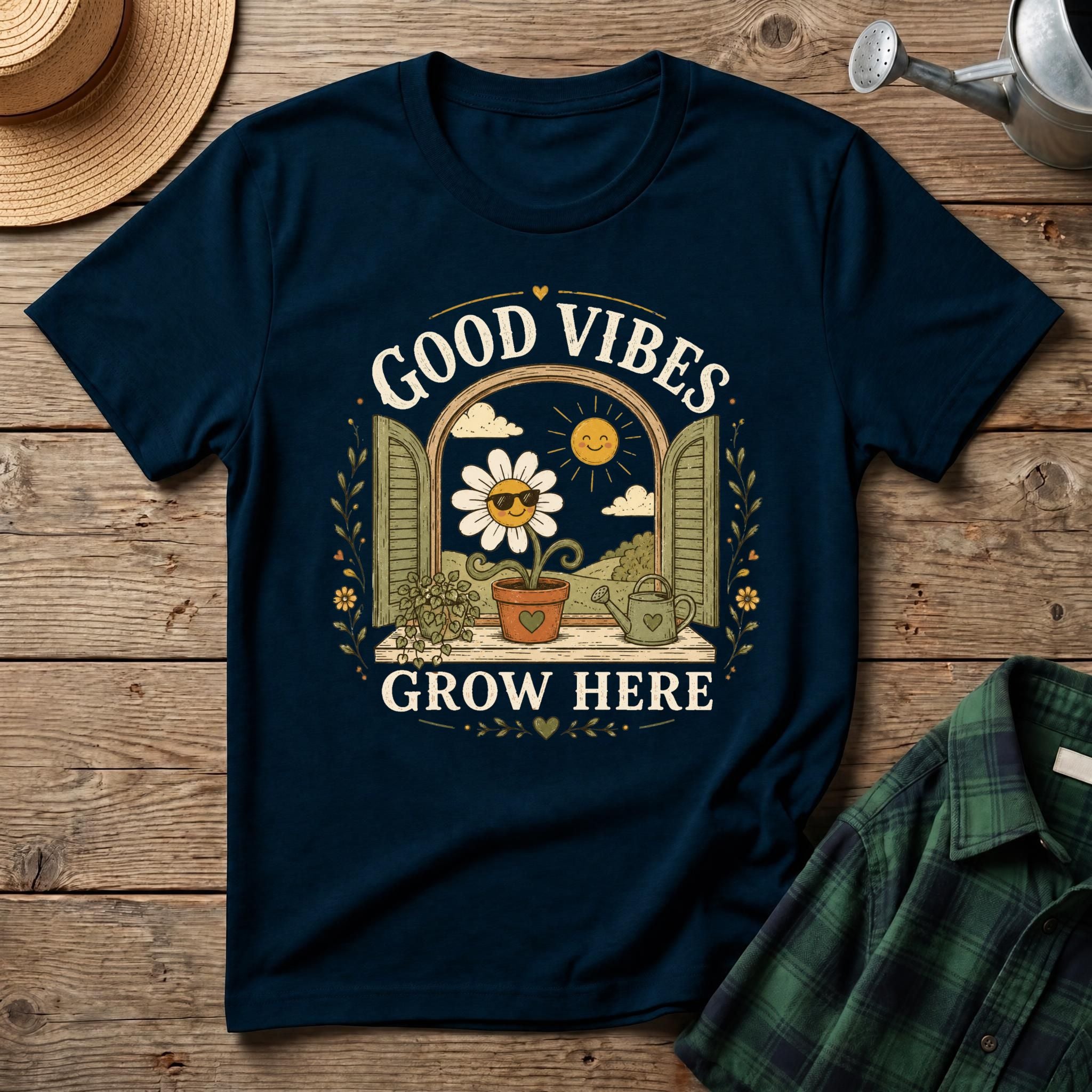 Good Vibes Grow Here T-Shirt