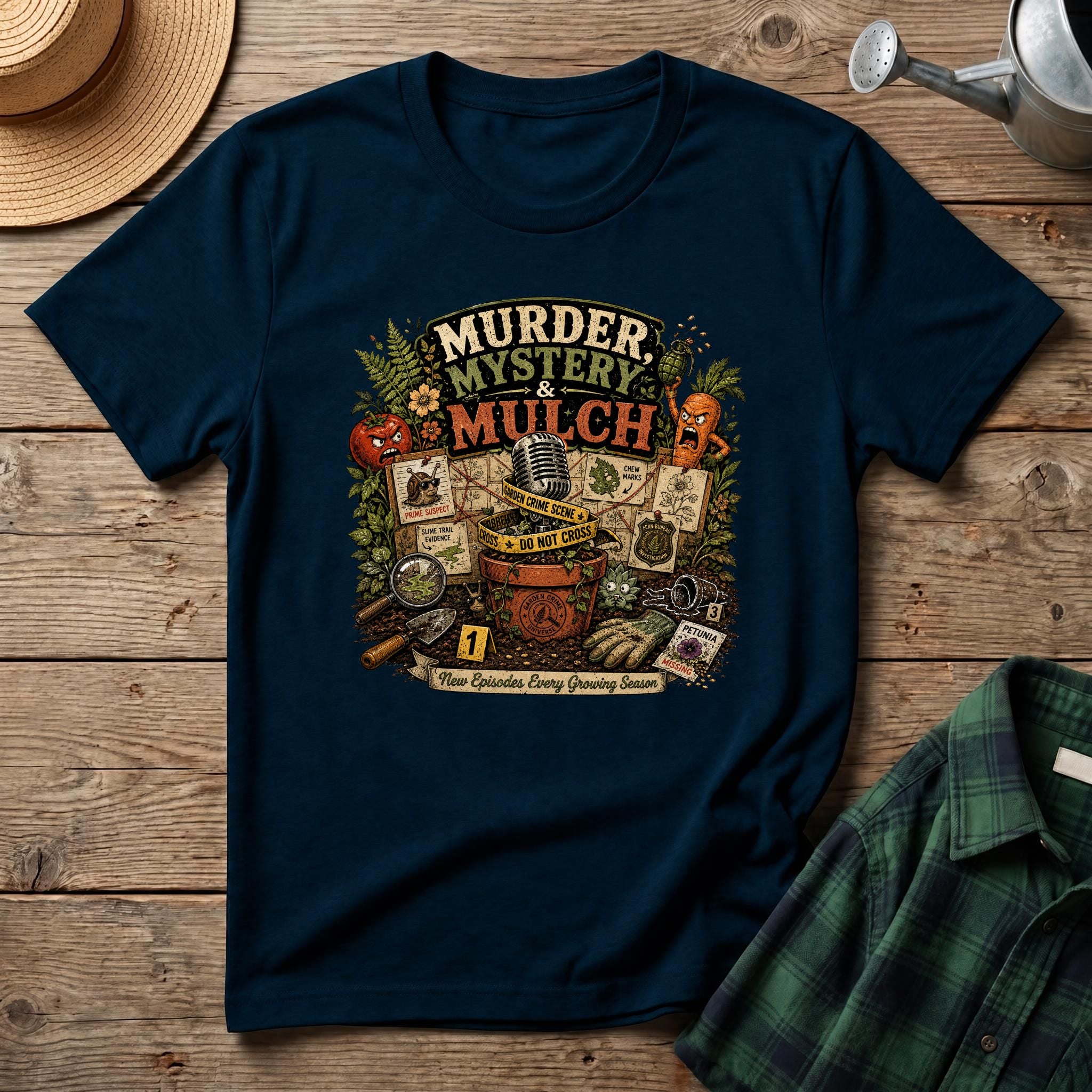 Murder, Mystery & Mulch T-Shirt