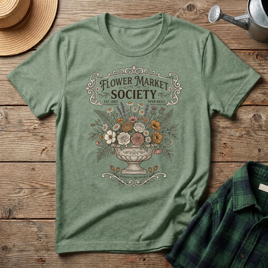 Flower Market Society T-Shirt