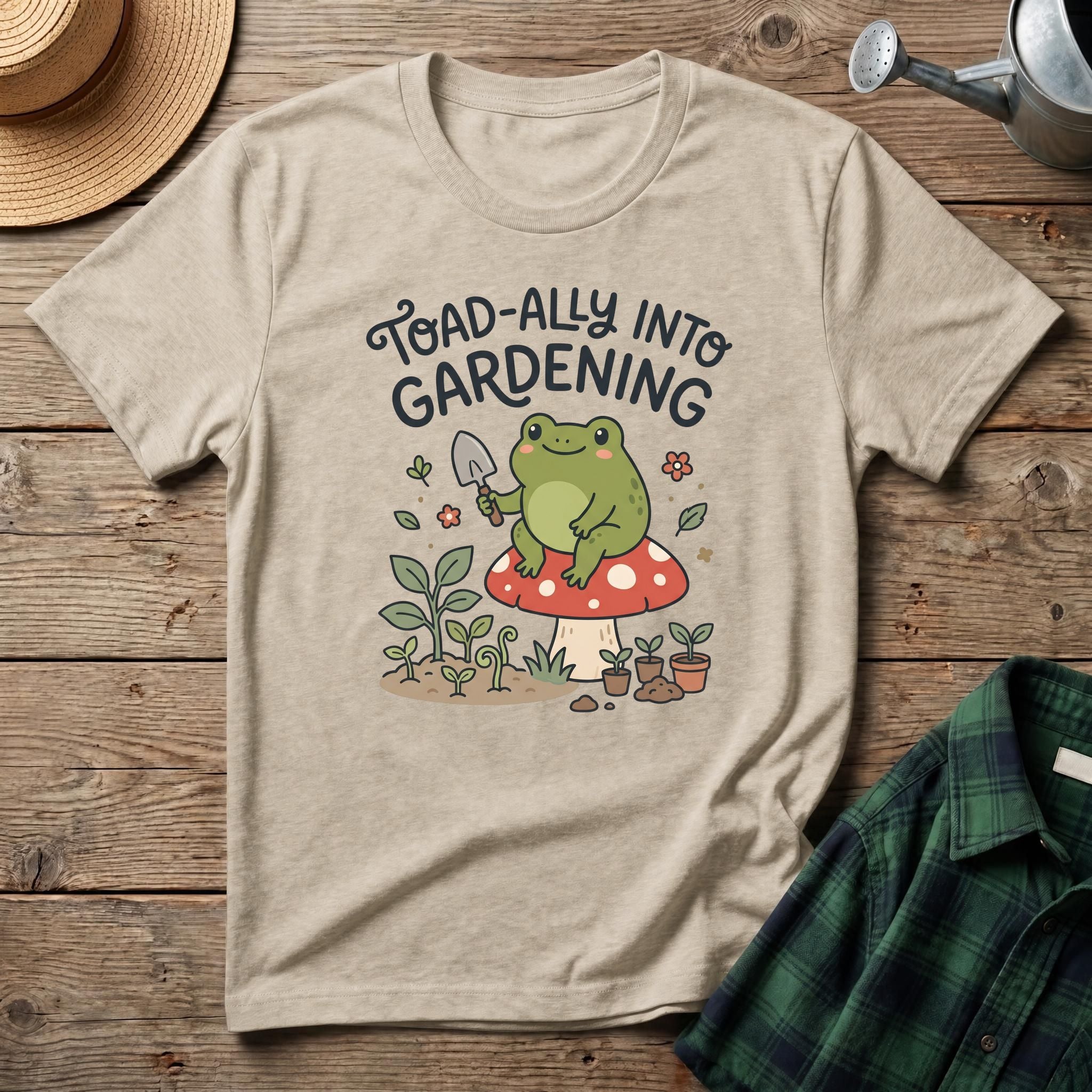 Toad-ally Into Gardening T-Shirt