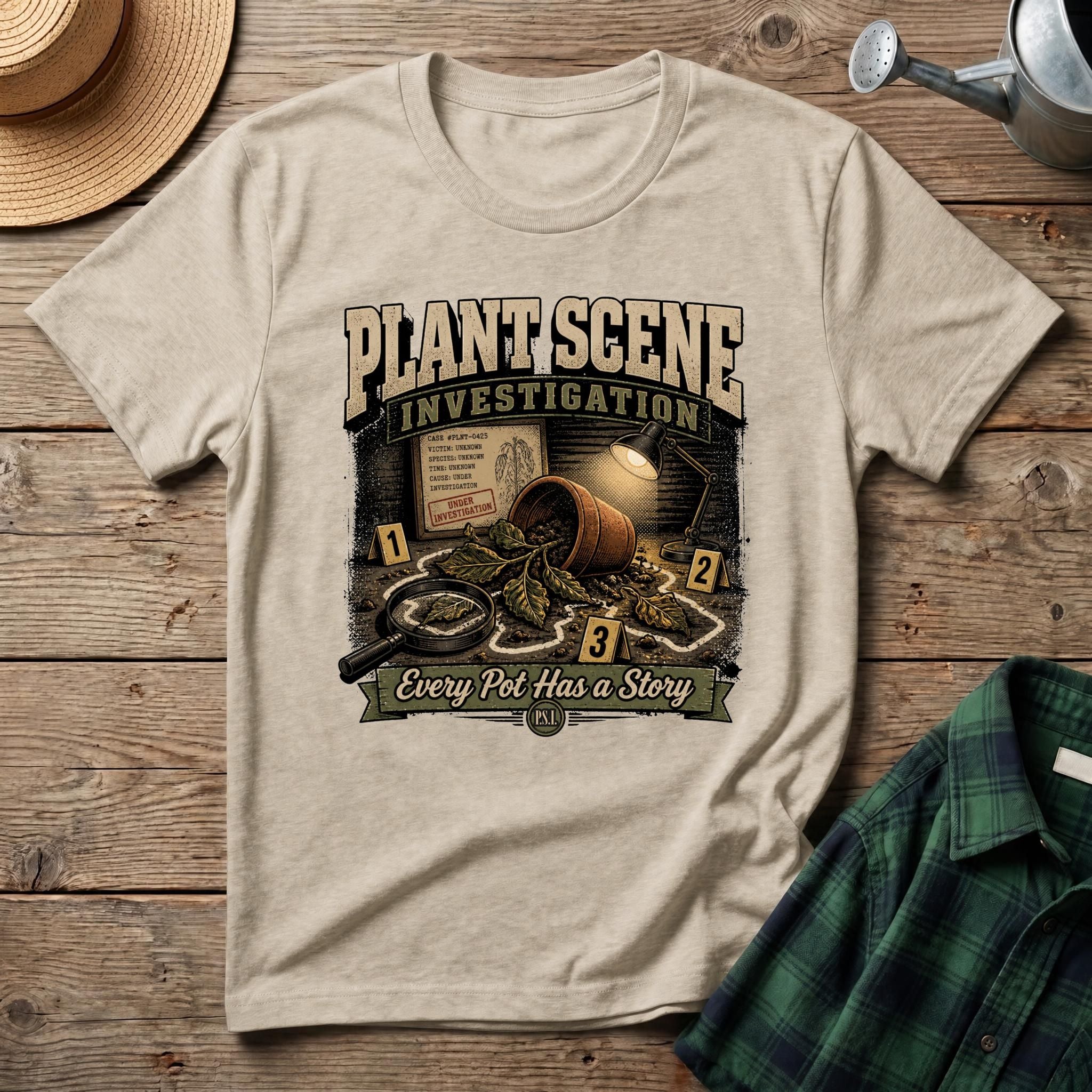 PSI: Plant Scene Investigation T-Shirt