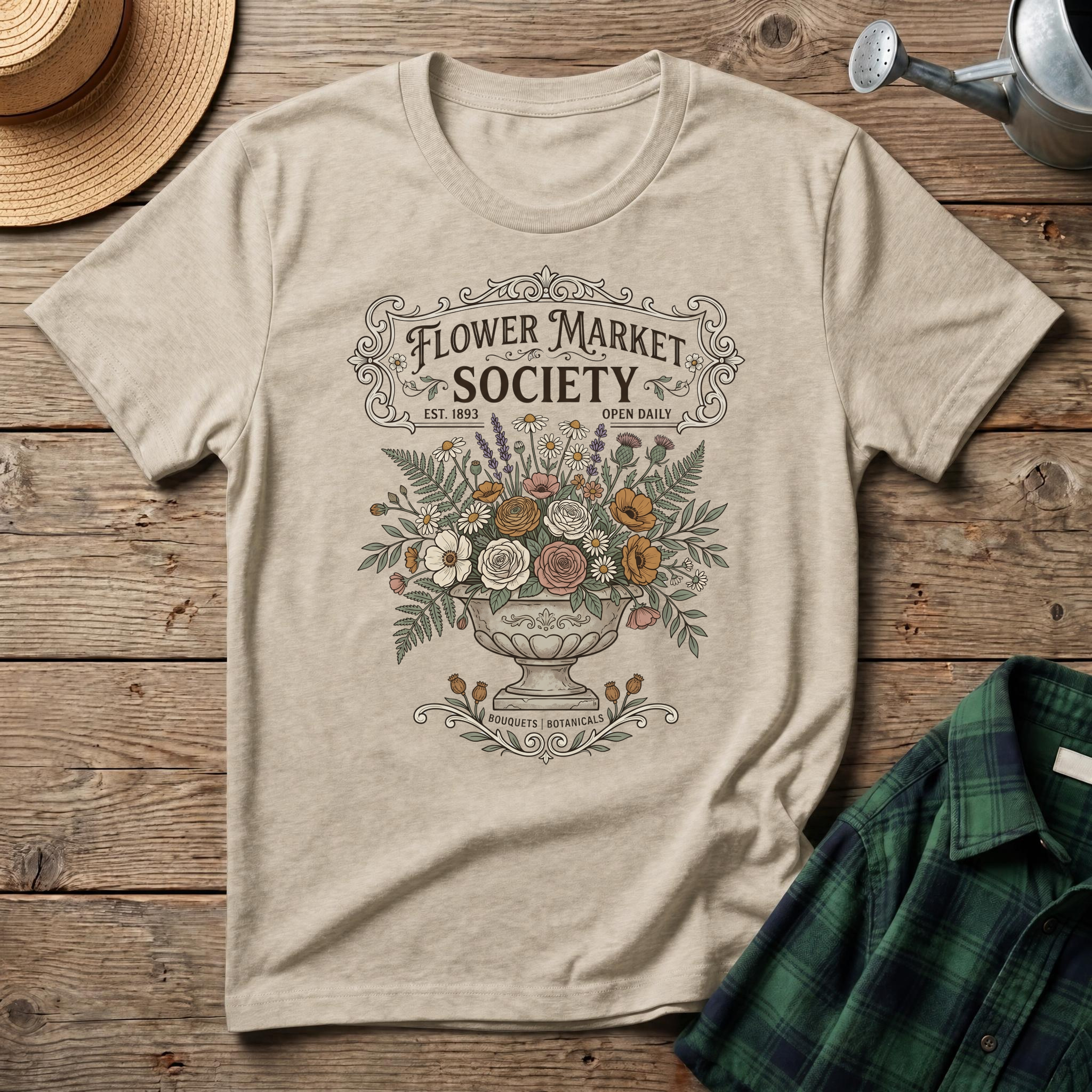 Flower Market Society T-Shirt