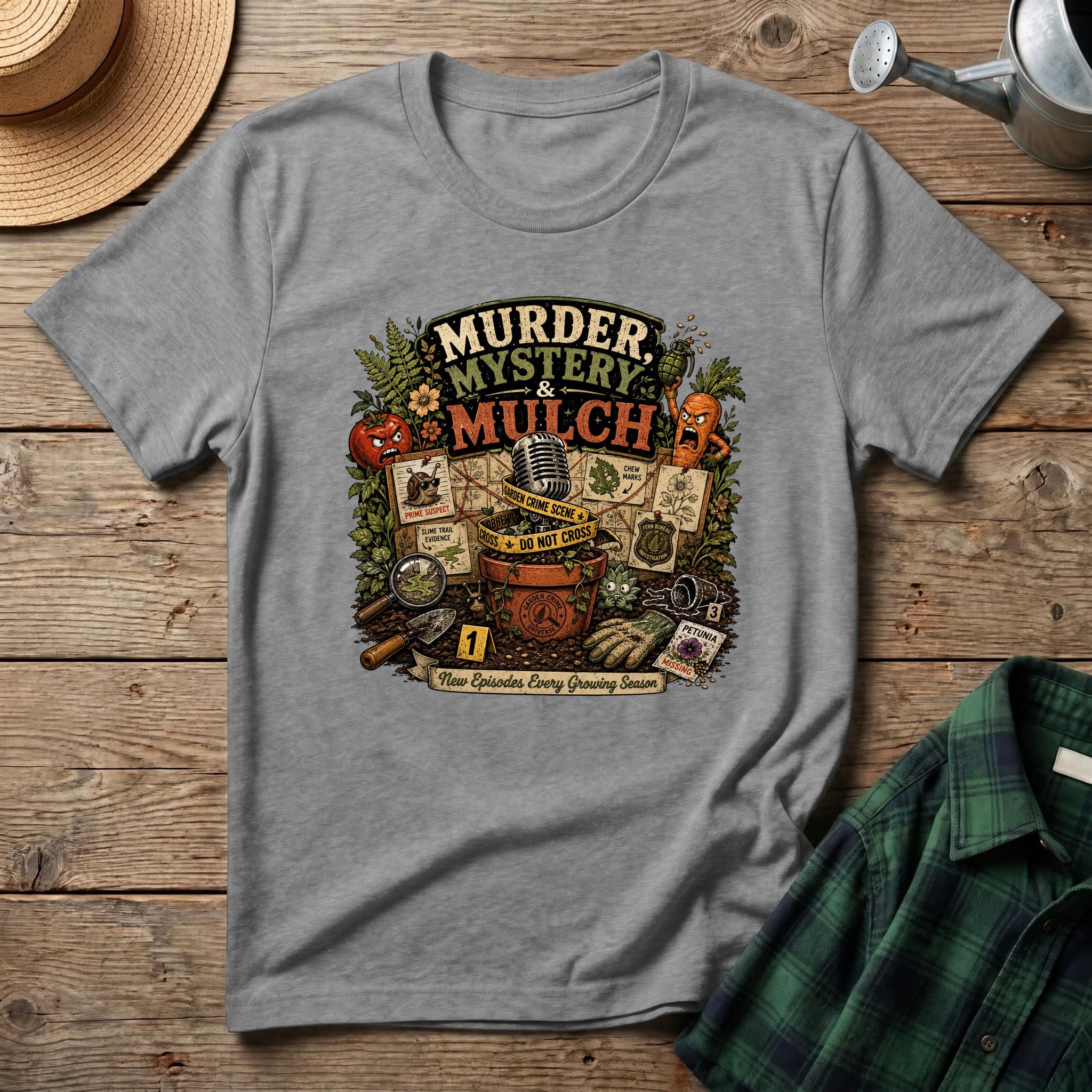 Murder, Mystery & Mulch T-Shirt