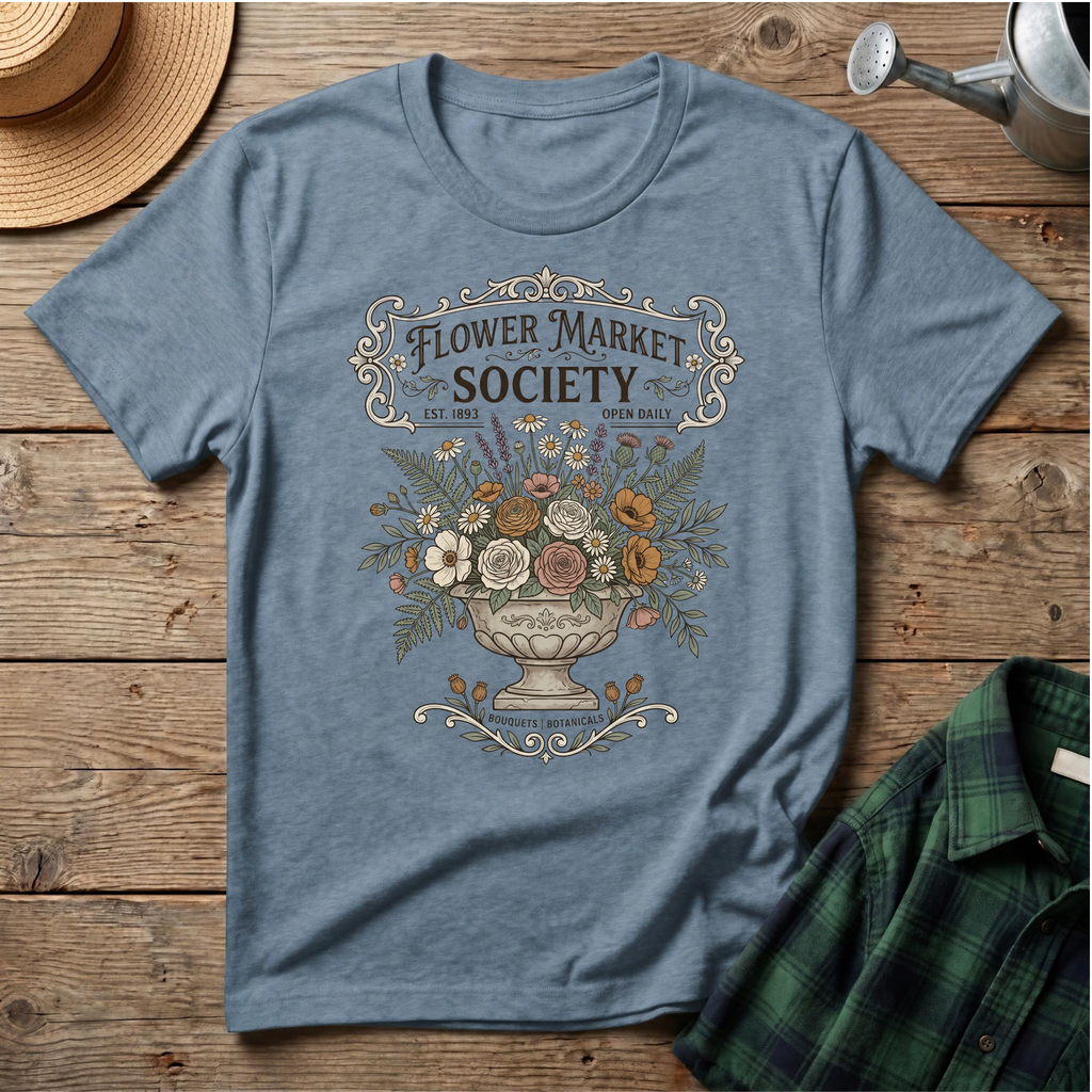 Flower Market Society T-Shirt