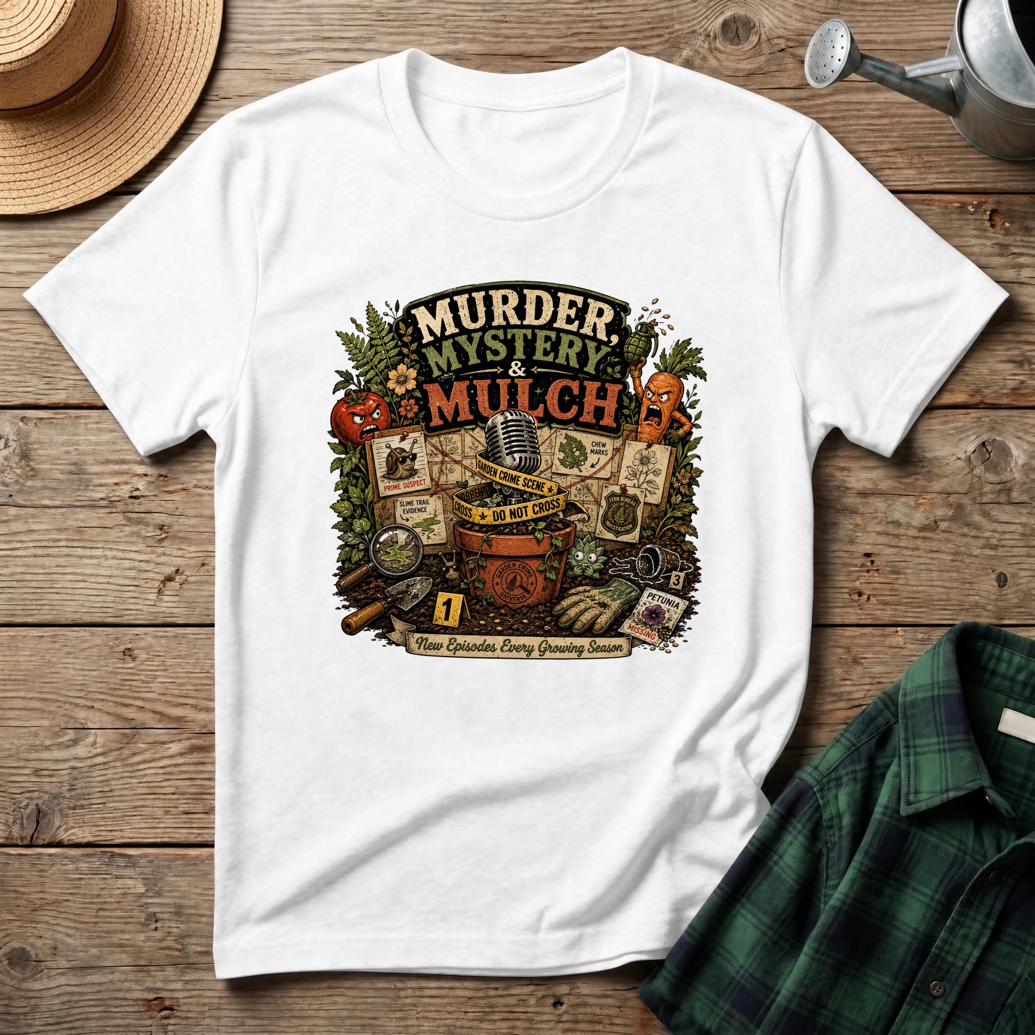 Murder, Mystery & Mulch T-Shirt